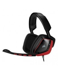 CORSAIR Diadema VOID Gamer USB DOLBY 7.1 Rojo CA-9011144-NA - Envío Gratuito