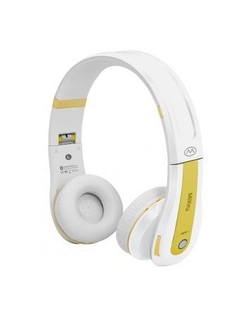 Audífonos MiiKey Rhythm Pro Bluetooth 4.0-Blanco y Dorado - Envío Gratuito