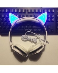 Audifonos Diadema Luz Led Orejas de Gato - Envío Gratuito