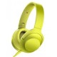 Sony Audifonos Con Diadema Hi-Res Audio Pleglables Microfono Amarillo - Envío Gratuito