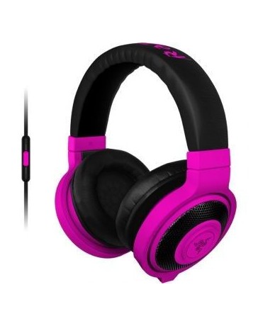 RAZER Diadema KRAKEN PRO NEON Mobile ROSANEGRO 3.5mm RZ04-01400500-R3U1 - Envío Gratuito