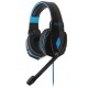 Auriculares Para Juegos 3.5mm Jack PC Con Micrófono Azul - Envío Gratuito