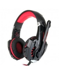 KOTION CADA 3.5mm G9000 Glaring LED Light Gaming Headset - Rojo + Negro - Envío Gratuito