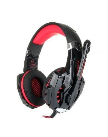 KOTION CADA 3.5mm G9000 Glaring LED Light Gaming Headset - Rojo + Negro - Envío Gratuito