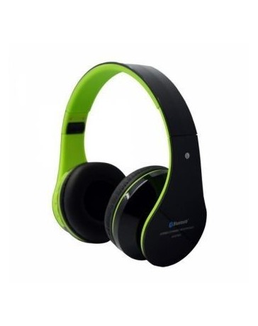 Auriculares Inalámbricos Azultooth Estéreo Plegable Con MicFMTF Slot Verde - Envío Gratuito