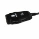 SA-922 3-en-1 USB 7.1 Canales Stereo Gaming Auricular Con Mic Negro - Envío Gratuito