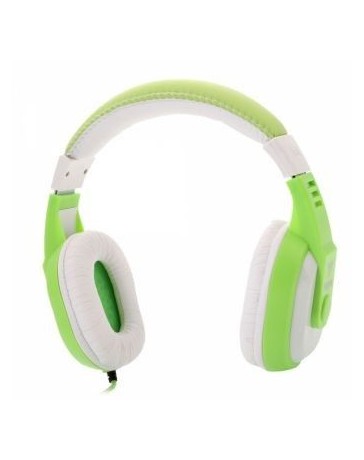 MQ98 Con Diadema AURICULAR CON MIC Verde Y Blanco - Envío Gratuito