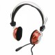 Komc KM-V77 Auriculares Multimedia Con Micrófono Rojo - Envío Gratuito