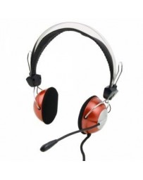 Komc KM-V77 Auriculares Multimedia Con Micrófono Rojo - Envío Gratuito