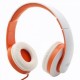 OV-A2 Auriculares Con Micrófono Estéreo De 3,5 Mm En Blanco Y Naranja - Envío Gratuito