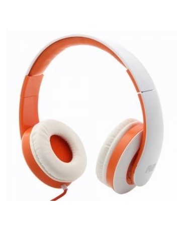 OV-A2 Auriculares Con Micrófono Estéreo De 3,5 Mm En Blanco Y Naranja - Envío Gratuito