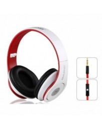 Auriculares Con Micrófono De 3,5 Mm Plegable Blanco - Envío Gratuito