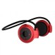 Mini-503 HQ Sports Neckband Folded Stereo Wireless Bluetooth Headset Headphone Earphone Red - Envío Gratuito