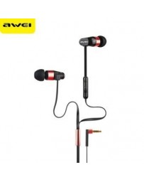 Awei 12hi Auriculares Estéreo Con Cable Auriculares Con Control De Voz De Micrófono (rojo) - Envío Gratuito