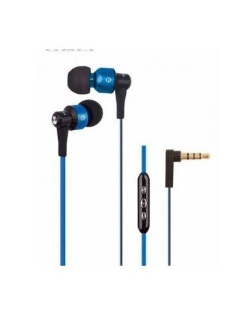 55Vi Nuevo Auricular Con Estilo Estupendo Del Sonido De La Manera Con El Micrófono (azul) - Envío Gratuito