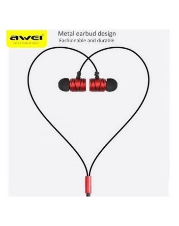 Q5I Auriculares Metálicos Del Deporte Del Juego Del Auricular Del Juego (rojo) - Envío Gratuito