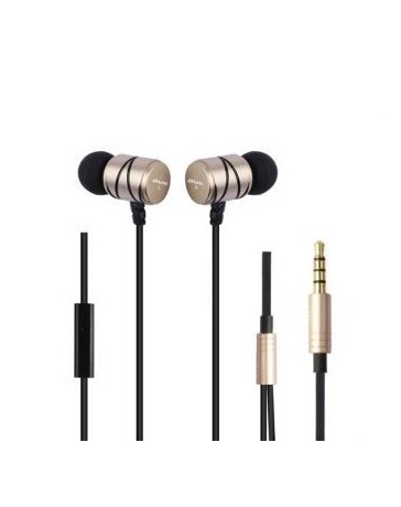 Q5I Auriculares Estéreo De Metal De Juego Deportivo Auriculares (oro) - Envío Gratuito