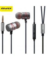 910TY Auriculares Estéreos Atados Con Alambre Portables Atados Con Alambre De La Música Del En-oído (gris) - Envío Gratuito