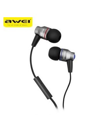 ES-800i In-Ear Stereo Con Micrófono Marca Profesional Auricular (plata) - Envío Gratuito