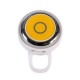 estéreo del control de la voz del auricular con el Mic para toda la charla del teléfono y música (amarillo) - Envío Gratuito