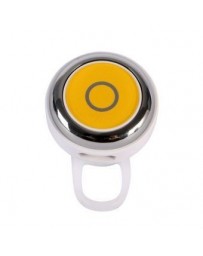 estéreo del control de la voz del auricular con el Mic para toda la charla del teléfono y música (amarillo) - Envío Gratuito