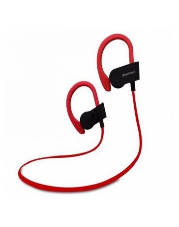 deportivos portátiles auriculares inalámbricos Bluetooth auriculares Auriculares auriculares auriculares ergonómicos (rojo) - En