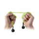 estéreo de ejecución de auriculares Auriculares Auriculares con micrófono (verde blanco) - Envío Gratuito