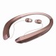 Deportes Stereo Neckband Bluetooth Headphone Auriculares Estéreo Inalámbricos Con Sonido Harman Kardon (Oro Rosa) - Envío Gratui
