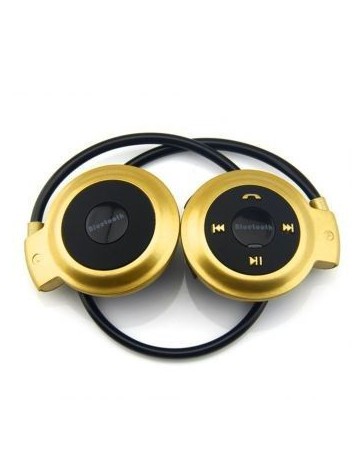 auriculares con micro tarjeta de ranura de tarjetas mp3 reproductor (oro) - Envío Gratuito