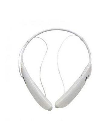universal con micrófono auriculares inalámbricos auriculares estilo cuello para el teléfono móvil (blanco) - Envío Gratuito