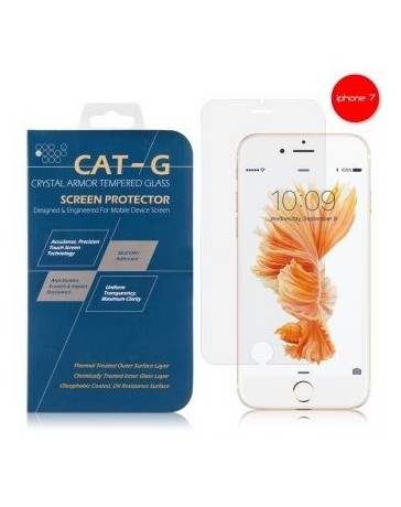 Mica de Cristal Vidrio Templado para iPhone 7 PLUS tipo Gorilla Glass H9 Maxima Dureza - Envío Gratuito