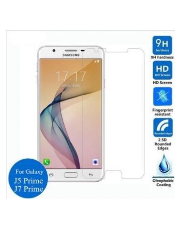 Mica de Cristal Templado para Samsung Galaxy J7 Prime y Galaxy J5 Prime-Transparente - Envío Gratuito
