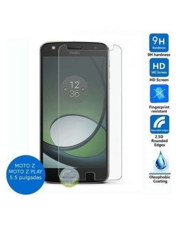 Mica De Cristal Templado PROGLASSMOTOZPL Para MOTOROLA MOTO Z PLAY - TRANSPARENTE - Envío Gratuito