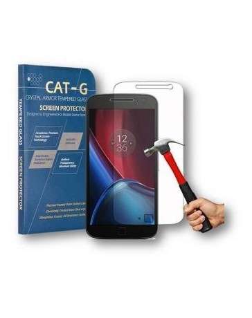 Mica de Vidrio Cristal Templado para Moto G4 Plus (Motorola G 4ta Gen Plus) Maxima Dureza 9H Gorilla Glass - Envío Gratuito