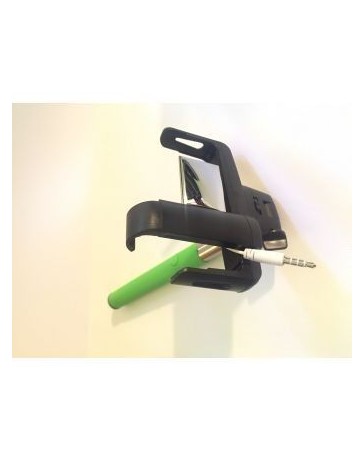 Brazo Extendible con Cable Selfie Stick Monopod para Iphone y Android-Verde - Envío Gratuito