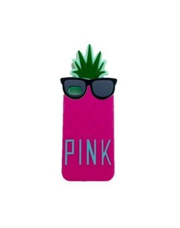 Fundas Novedosas de Figuras Para iPhone 6 Plus Modelo Piña Loca Mica y Funda Gratis - Envío Gratuito