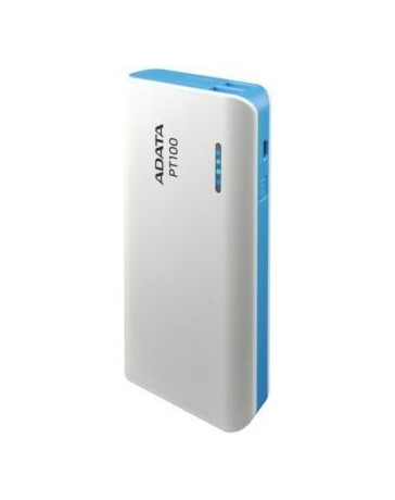 Bateria Portatil ADATA APT100-1000M-5V-CWHBL 10000MAH BlancoAzul. - Envío Gratuito