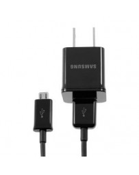 Cargador de cubo Samsung Orignal con Cable Micro USB - Negro - Envío Gratuito