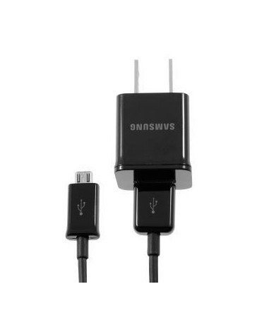 Cargador de cubo Samsung Orignal con Cable Micro USB - Negro - Envío Gratuito