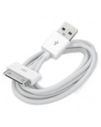 Cable USB Genérico para iPhone 4 4S iPod-Blanco - Envío Gratuito