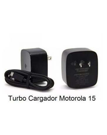 Cargador Motorola Turbo 15w Turbopower Original - Envío Gratuito