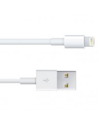 Cable USB Lightning Para Iphone 5 6 Plus Ipad Air Compatible - Blanco - Envío Gratuito