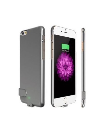 Funda Batería 60% Ultra Slim 1500mah Iphone 6 6s - Gris espacial - Envío Gratuito