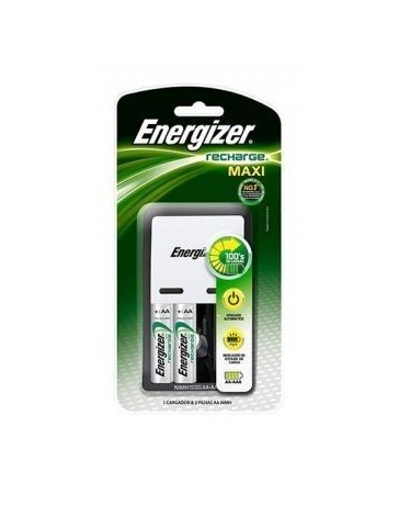 Nuevo Cargador ENERGIZER MAXI AA-AAA CON 2 Pilas AA 2000mah CHVCM (capacidad para cargar 4 pilas) - Envío Gratuito