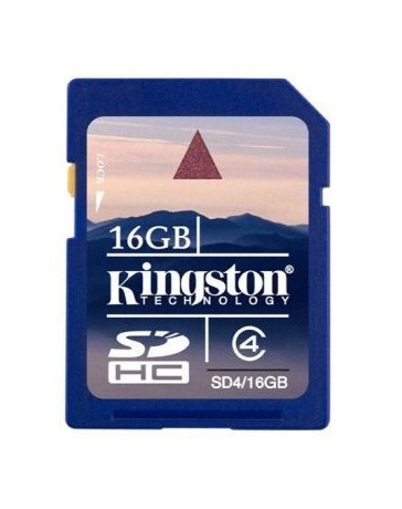 Memoria SD 16GB Kingston Alta Capacidad +C+ - Envío Gratuito