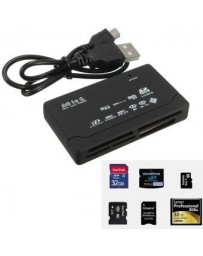 USB 2.0 todo en 1 multi lector de tarjetas memoria USB - Envío Gratuito