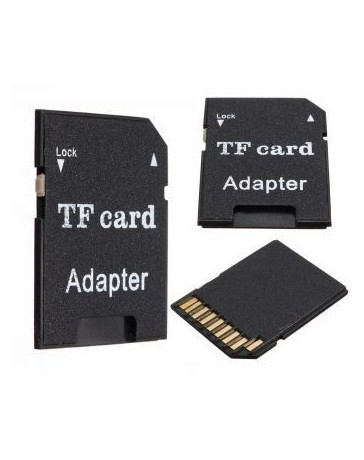 Caja de tarjeta de memoria Micro SD SDHC SD adaptador convertidor Negro - Envío Gratuito