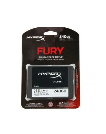 Unidad SSD Kingston Shfs37a 240g 240g Hyperx Fury SATA Iii 2.5 Negro +C+ - Envío Gratuito