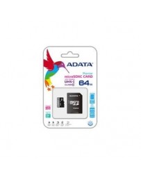 Nuevo Memoria Micro Sd 64gb Adata Clase 10 Para Celulares Camaras Digitales-Negro - Envío Gratuito