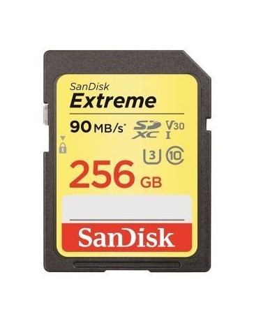 SanDisk Extreme 256GB SDHC UHS-I Tarjeta (SDSVF-256G) [La Más Nueva Versión] - Envío Gratuito